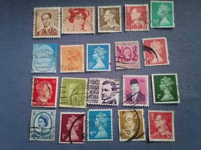 Лот: 25079645. Фото: 1. Марки иностранные. Личности 19. Марки