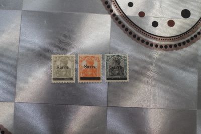 Лот: 25199550. Фото: 1. Saar ; Саар ; Заар ; 1920 ; Sarre... Марки