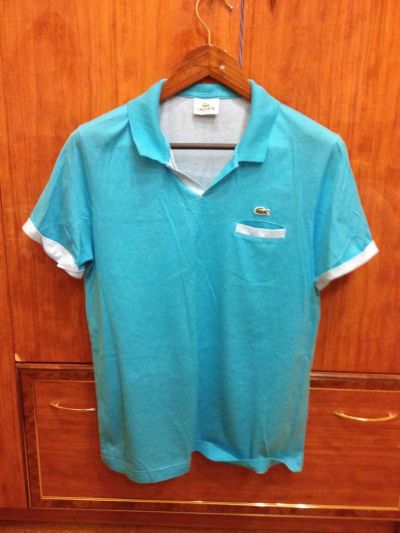 Лот: 6396859. Фото: 1. Футболка поло Lacoste размер 50-52. Футболки, поло