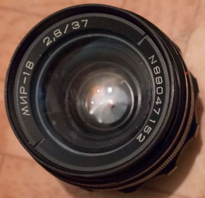 Лот: 8807759. Фото: 1. Мир 1В 2,8/37 ВОМЗ М42. Объективы