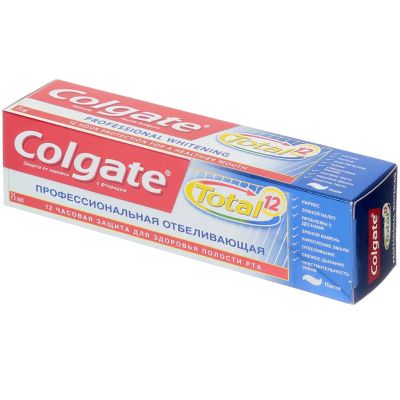 Лот: 24108159. Фото: 1. Зубная паста Colgate, Total 12... Уход за полостью рта