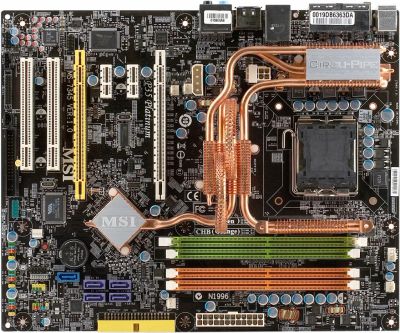 Лот: 7899253. Фото: 1. Материнская плата MSI P35 Platinum. Материнские платы