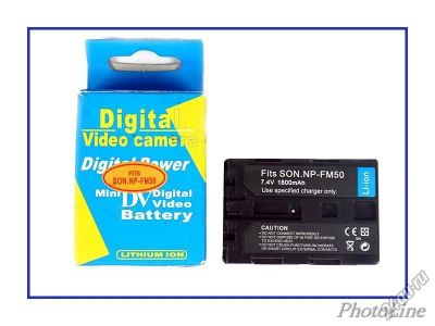 Лот: 5972463. Фото: 1. Аккумулятор NP-FM50 для фотокамер... Аккумуляторы, зарядные