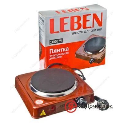 Лот: 12752651. Фото: 1. Электроплита 1 конфорка LEBEN... Микроволновки, мини-печи