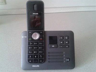 Лот: 2054379. Фото: 1. Продам телефон philips se 745. DECT и радиотелефоны