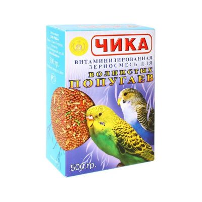 Лот: 10400762. Фото: 1. Корм чика для волнистых попугаев... Корма