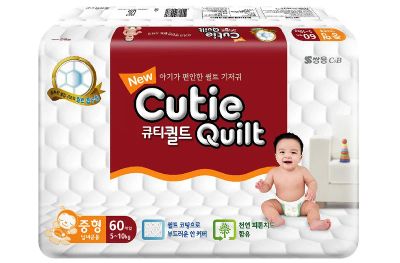 Лот: 3098955. Фото: 1. Корейские подгузники Cutie Quilt... Детская гигиена