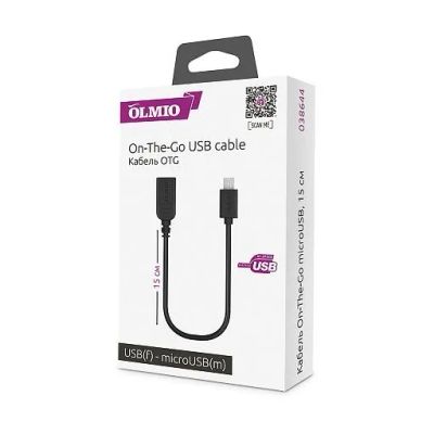 Лот: 22149820. Фото: 1. Кабель «On -The-Go» USB 2.0 -... Дата-кабели, переходники
