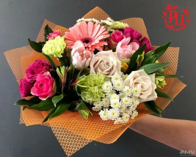 Лот: 13666585. Фото: 1. Лот № 398 Букет цветов - 2000р... Свежие цветы