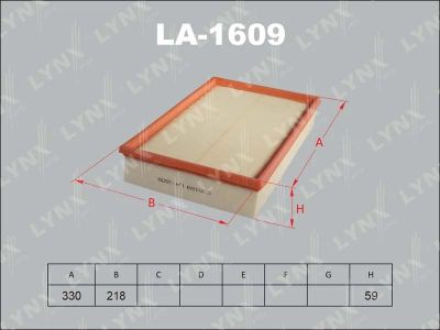 Лот: 13357111. Фото: 1. Lynx LA-1609 Воздушный фильтр. Расходные материалы