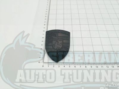 Лот: 15223343. Фото: 1. Эмблема шильдик на капот Porsche... Детали тюнинга