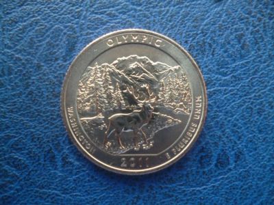 Лот: 11299407. Фото: 1. 25 центов 2011 года (квотер) Национальный... Америка