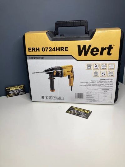 Лот: 19320707. Фото: 1. Перфоратор WERT ERH 0724HRE. Электроинструмент