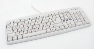 Лот: 624484. Фото: 1. Клавиатура Genius K627 White(Новая... Клавиатуры и мыши