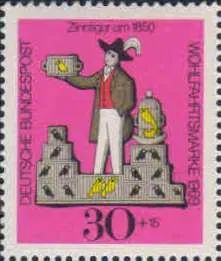 Лот: 21581281. Фото: 1. 1969. Германия. Благотворительные... Марки