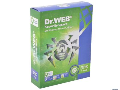 Лот: 5788181. Фото: 1. Антивирус Dr. Web® Security Space... Другое (игры, программное обеспечение)