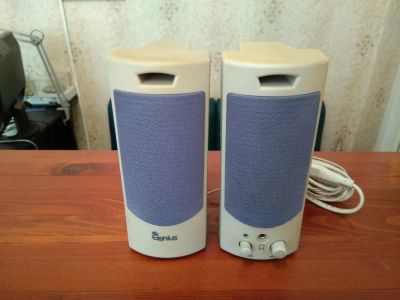 Лот: 9760916. Фото: 1. Колонки Genius SP-205B. Акустические системы
