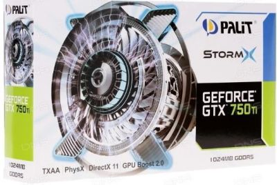 Лот: 9829512. Фото: 1. Palit GeForce GTX 750 Ti (1Gb... Видеокарты