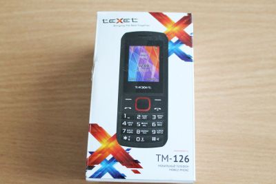 Лот: 11875842. Фото: 1. Мобильный телефон teXet TM-126. Кнопочные мобильные телефоны