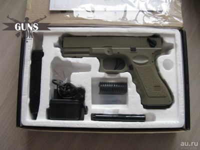 Лот: 15230067. Фото: 1. Страйкбольный glock 18c cyma. Пейнтбол, страйкбол