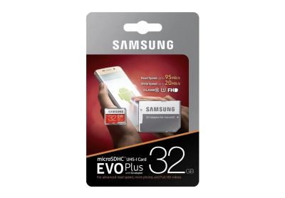 Лот: 12778535. Фото: 1. Samsung 32GB 95MB/s Class 10... Карты памяти