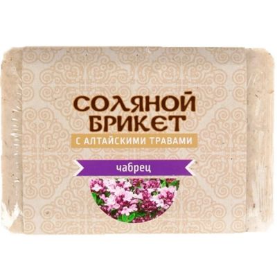 Лот: 19032973. Фото: 1. Брикет соляной с Алтайскими травами... Банные принадлежности