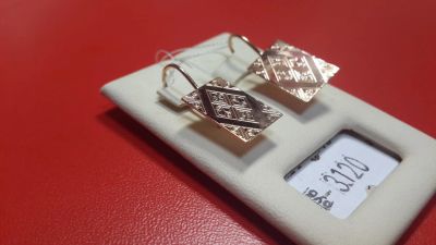 Лот: 4479965. Фото: 1. Серьги новые! Золото 585 проба... Серьги, каффы