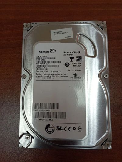 Лот: 20206981. Фото: 1. Жесткий диск HDD Seagate 250Gb... Жёсткие диски (HDD)