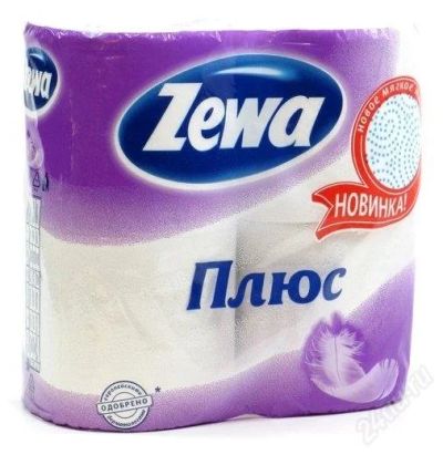 Лот: 2127153. Фото: 1. Туалетная бумага 4 Рулона ZEWA... Другое (хозтовары)