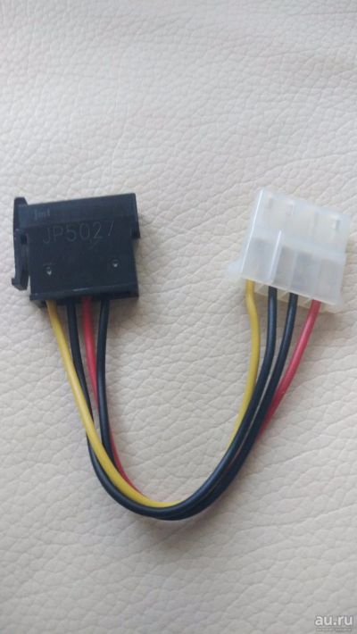 Лот: 17270644. Фото: 1. Кабель переходник Sata - Molex... Шнуры, кабели, разъёмы