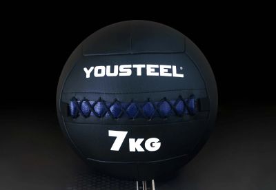 Лот: 25047051. Фото: 1. Набивной мяч BLK 7кг YouSteel. Фитнес, аэробика и гимнастика