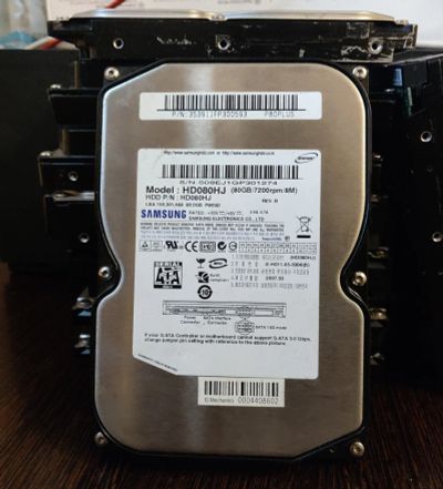 Лот: 16644518. Фото: 1. Жесткий диск 80 Гб, Sata, 7200... Жёсткие диски (HDD)