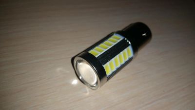 Лот: 5794736. Фото: 1. LED P21/5W 1157 33 SMD5630 сверхяркая... Оптика и освещение