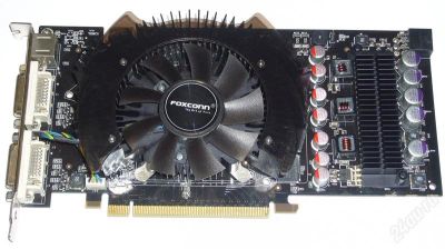 Лот: 2235219. Фото: 1. nVidia GeForce 9800 GT Foxconn... Видеокарты