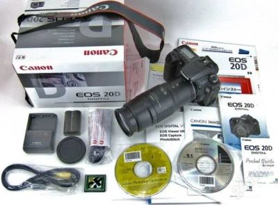 Лот: 146208. Фото: 1. Продам Canon EOS 20D + объектив... Цифровые зеркальные