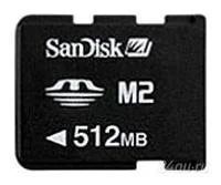 Лот: 98940. Фото: 1. Sandisk MemoryStick Micro M2 512M. Карты памяти