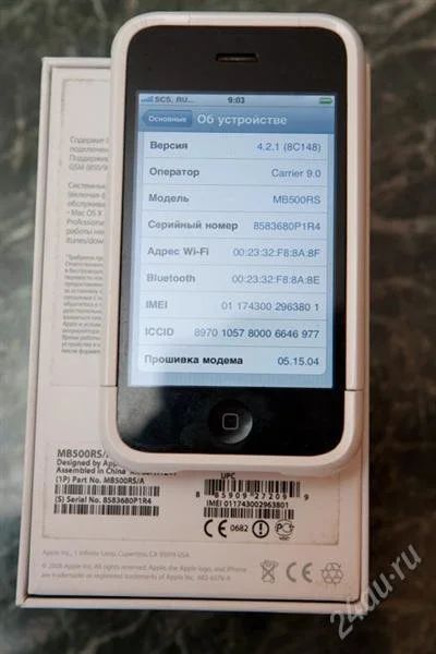 Лот: 782186. Фото: 1. iphohe 3g 16gb. Смартфоны