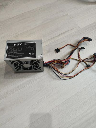 Лот: 20057961. Фото: 1. 450W Foxline FZ-450R (24+4пин... Корпуса, блоки питания
