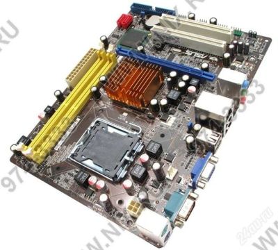 Лот: 1076592. Фото: 1. Материнская плата ASUS P5KPL-AM. Материнские платы