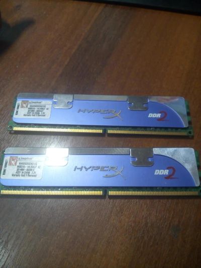 Лот: 8879299. Фото: 1. Kingston KHX8500D2K2/2G DDR2-8500... Оперативная память