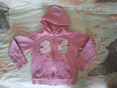 Лот: 2264032. Фото: 1. Кофта-толстовка на 3-5 лет. Свитера, худи, толстовки