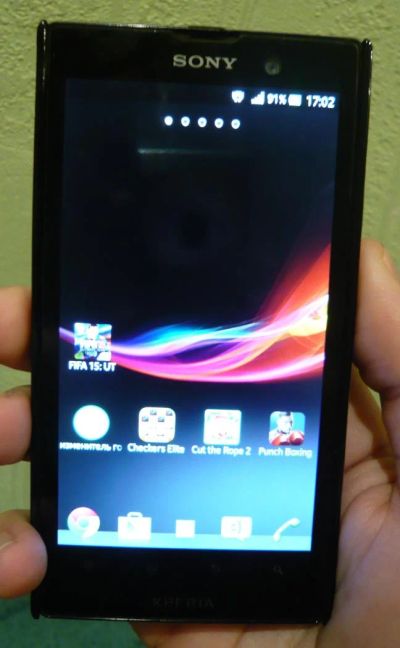 Лот: 4933529. Фото: 1. Sony Xperia Ion + бампер. Смартфоны