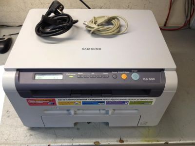 Лот: 6275055. Фото: 1. Лазерное МФУ 3в1 Samsung SCX-4200... МФУ и копировальные аппараты