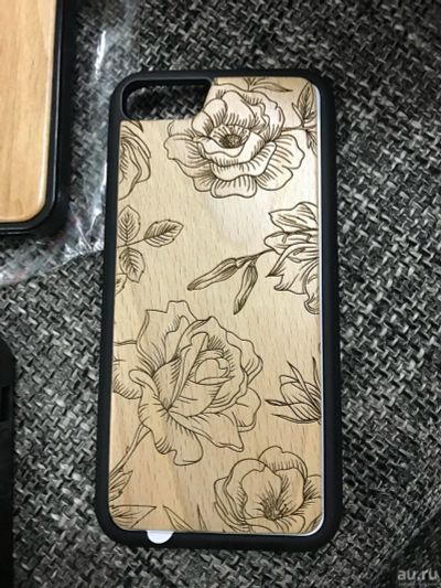 Лот: 9154049. Фото: 1. Деревянный чехол на iPhone 4-5-6-7... Подарки на 8 марта