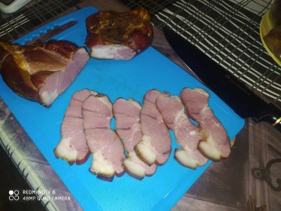 Лот: 16882238. Фото: 1. Окорок свинины натуральное горячие... Мясо, птица, яйцо