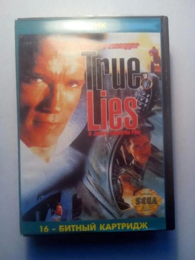 Лот: 10279199. Фото: 1. Картридж Sega "True Lies" (боевик... Игры для консолей
