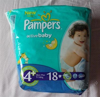 Лот: 2942535. Фото: 1. Pampers Activ baby 4+ (9-16 кг... Детская гигиена