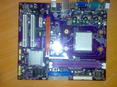 Лот: 2714240. Фото: 1. Продам Материнскую плату ECS GeForce7050M-M... Материнские платы