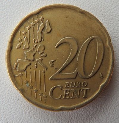 Лот: 14452471. Фото: 1. 20 евроцентов, 2007 г, Португалия. Европа