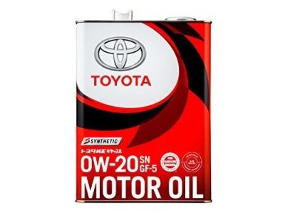 Лот: 11929644. Фото: 1. Toyota SAE 0W20 SN/CF, 4L (масло... Другое (автохимия, масла, тюнинг)